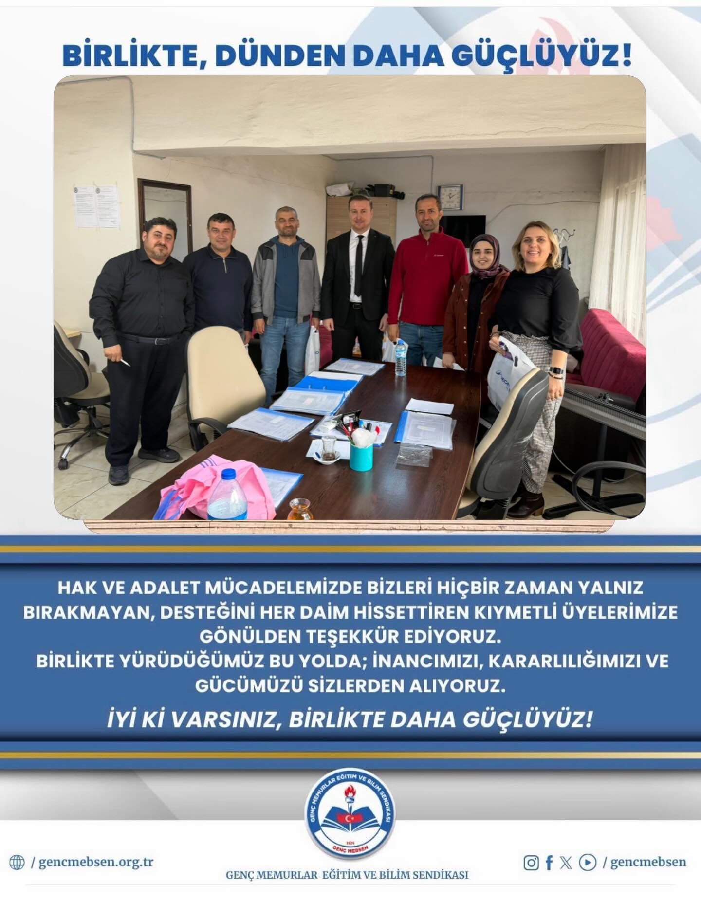 Genç MEBSEN Olarak Kıymetli Üyelerimizin Anneler ve Babalar Gününü Kutlamaya Başladık